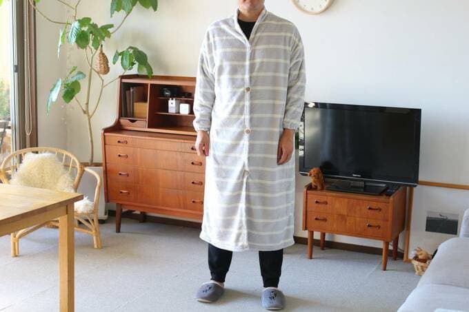 Mサイズを着た様子