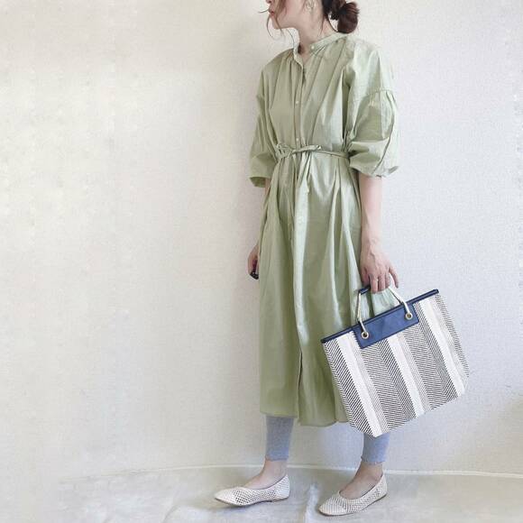 レギンスで合わせたコーデ