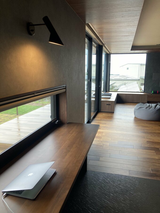 LDKに設けたスタディースペース