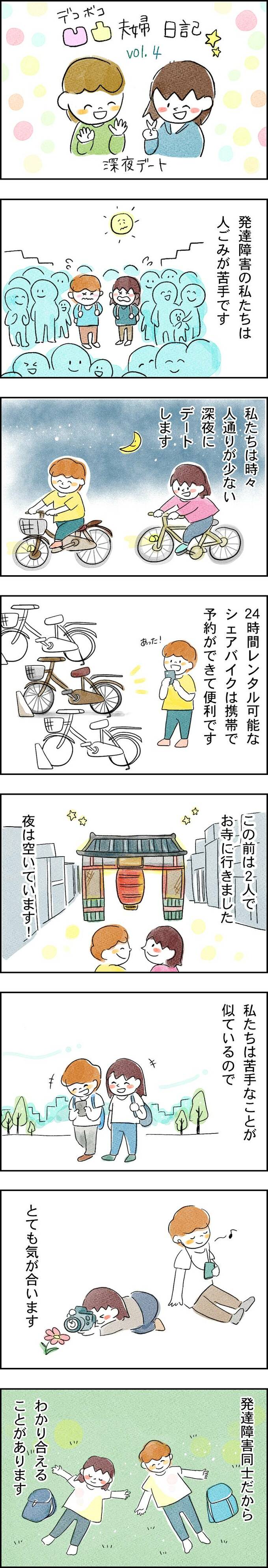 深夜デート漫画