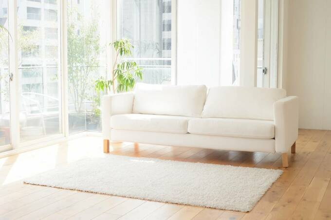 リビングにソファ