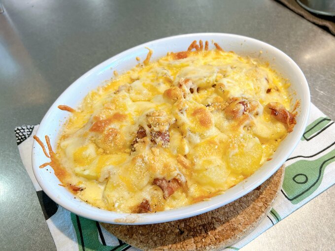 わが家の定番の「ポテトグラタン」
