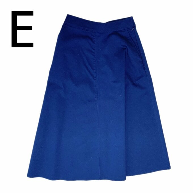 ストレッチコットンブレンドサーキュラースカート