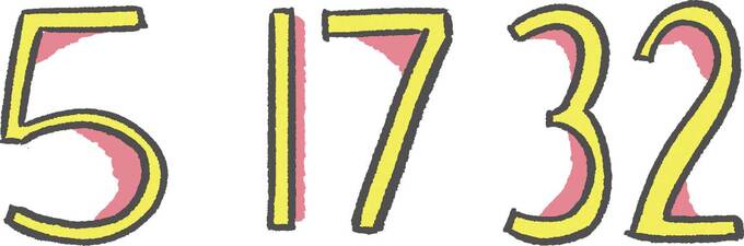 2023年ラッキーナンバー5,17,32