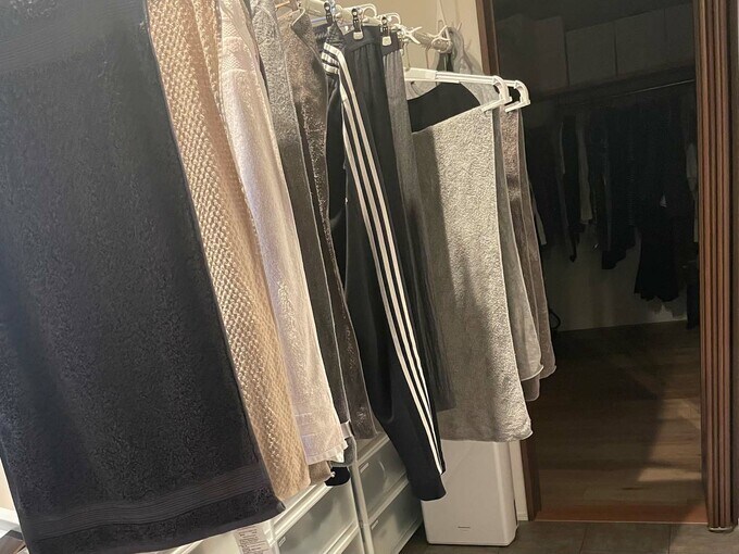 ランドリールームとクローゼット