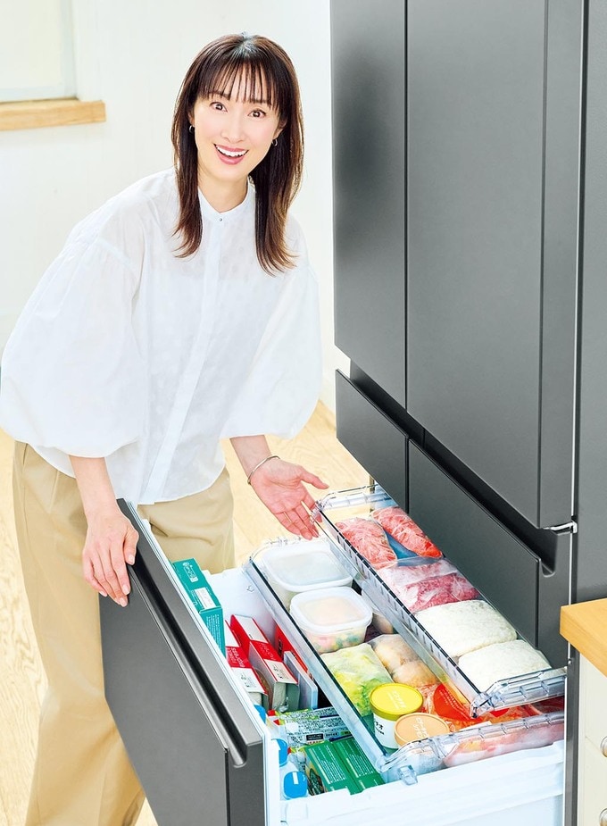 坂下千里子さん冷凍室
