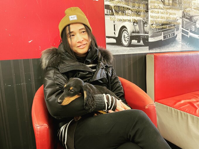 辻仁成さんと愛犬の三四郎くん