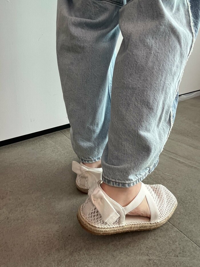 【ガーリーな♡】エルダ エスパドリーユ サンダル 3000円でこのクオリティはすごすぎる…!アラフォー歓喜の「GU