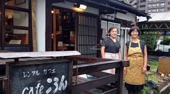 山野さんが営むカフェ