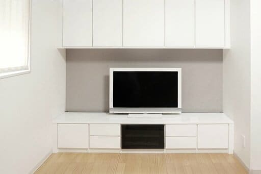 壁面収納で収納力アップ