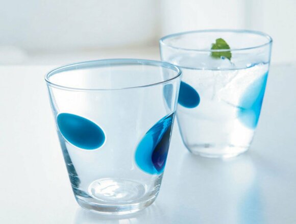 水玉グラス