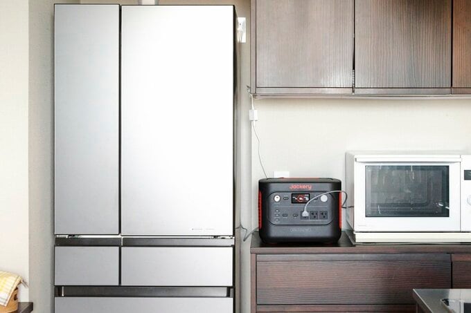 ポータブル電源で冷蔵庫
