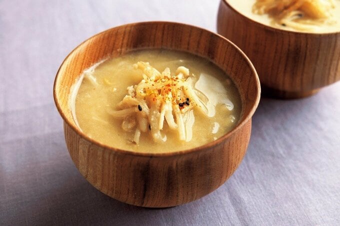 モヤシとエノキのから汁