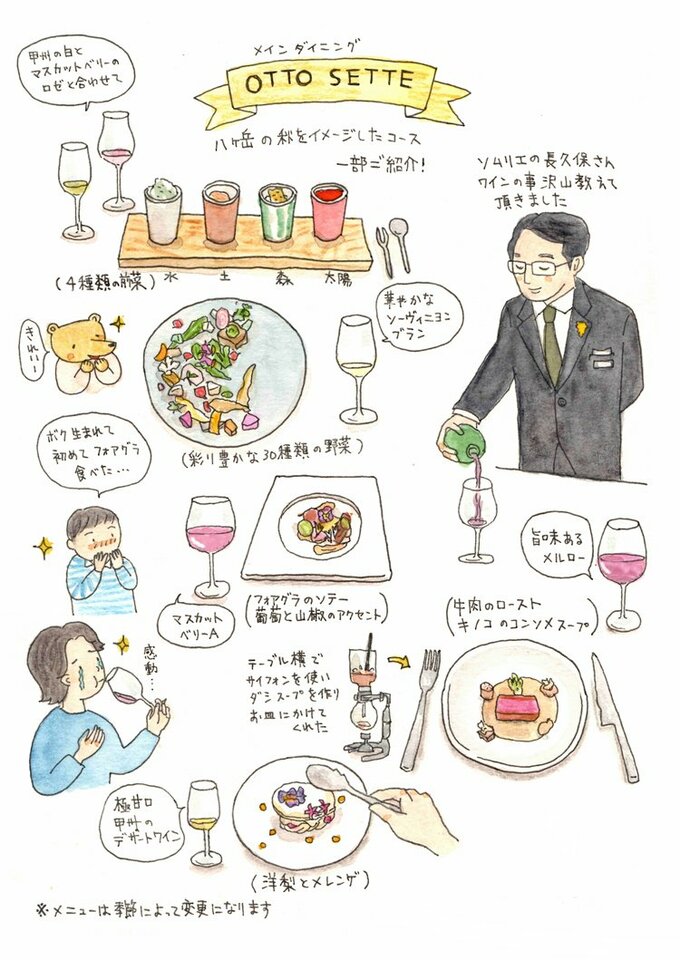 メインダイニングイラスト