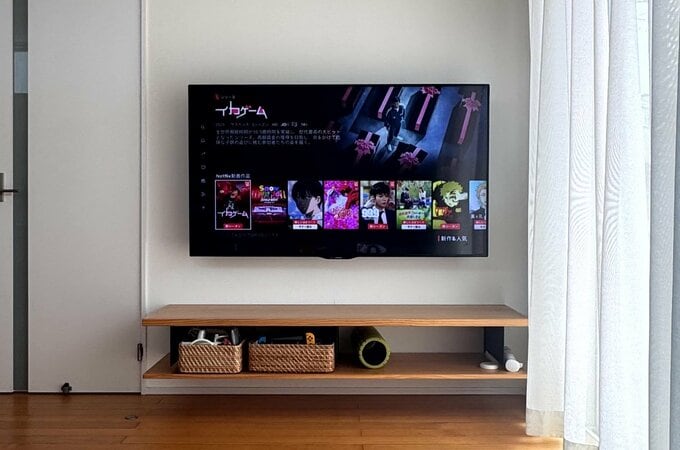 ネトフリが映るテレビ