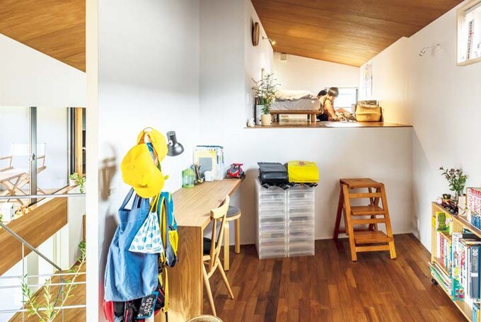 家族室の一角にある子ども用スペース