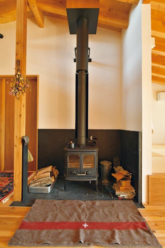 モルソー社製の薪ストーブ