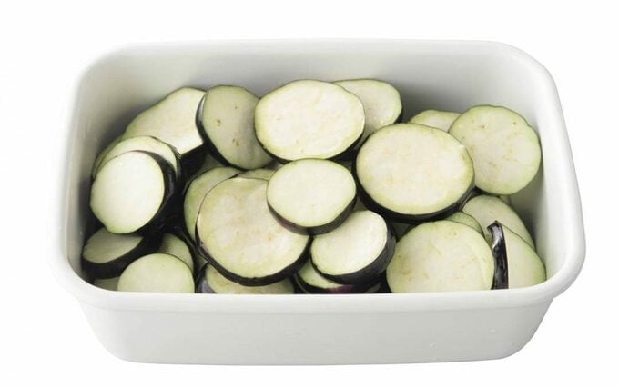 ナスの塩水漬け