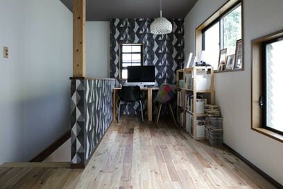 【戸建てリノベ事例】個性派クロスで遊び心をプラス。鎌倉の戸建てリノベ