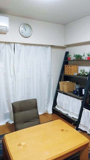 布施川さんの自宅リビング