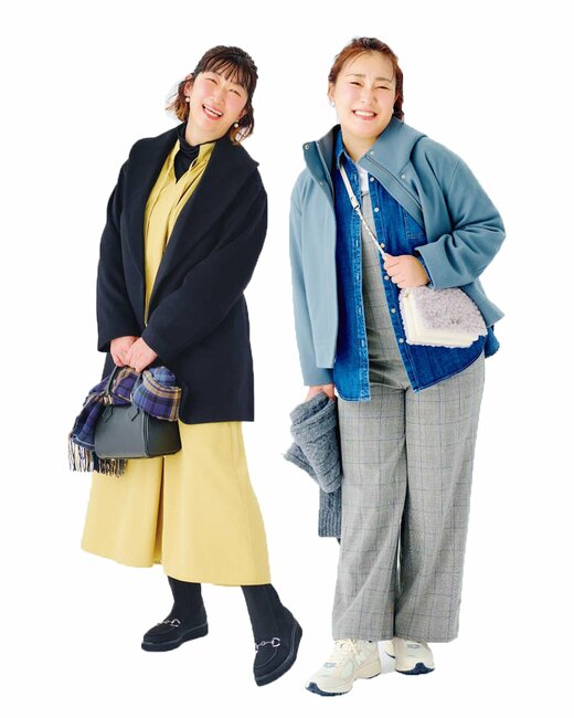 たんぽぽさん重ね着コーデ