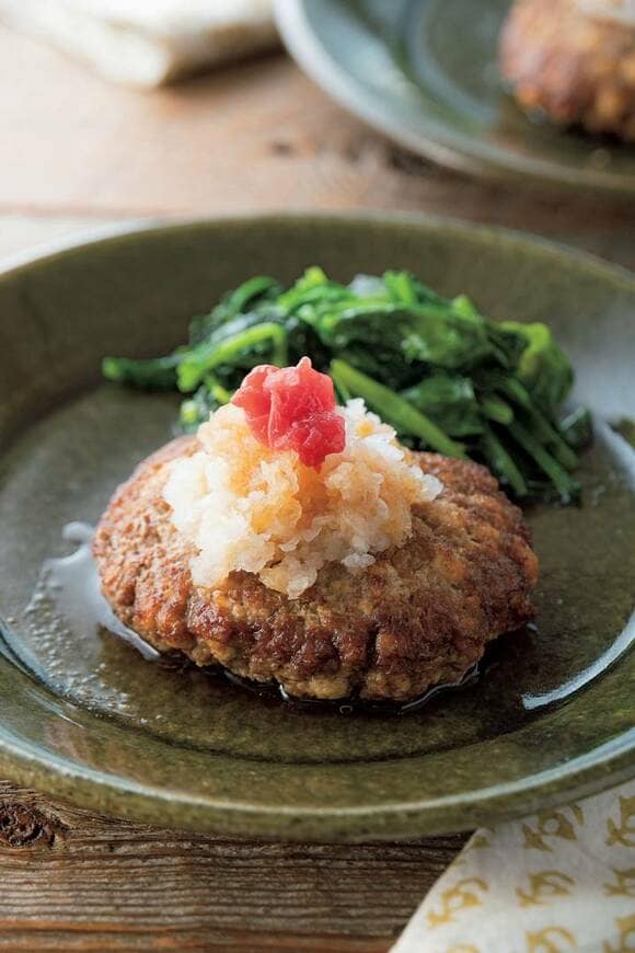 糖質オフ梅おろしハンバーグ