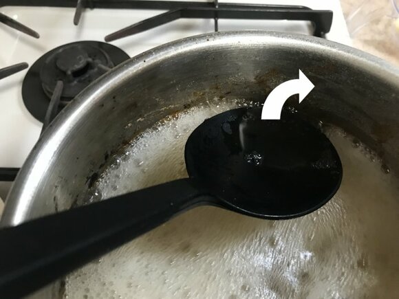 10分ほど煮立たせます