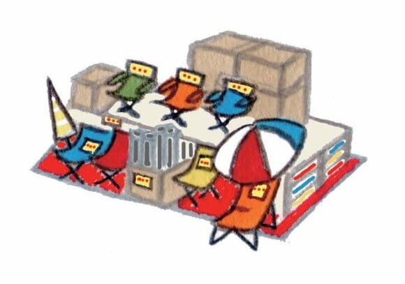 季節のアイテムやイチオシ商品を陳列