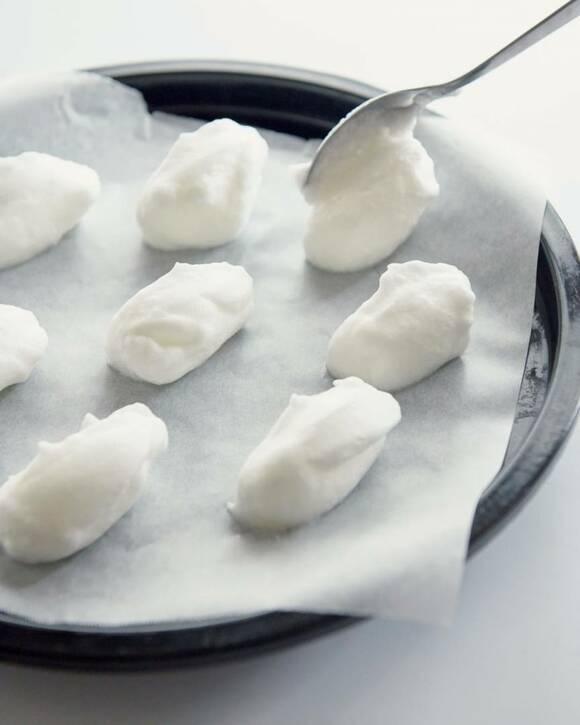 メレンゲ小さくまとめる