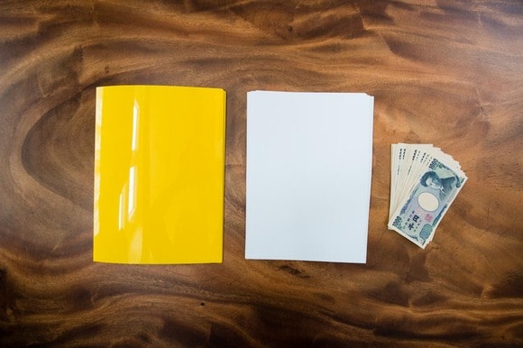 クリアファイル家計簿