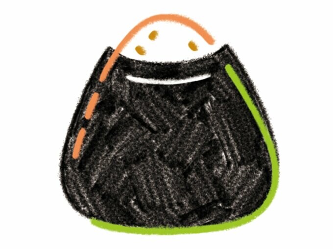 おにぎりのイラスト