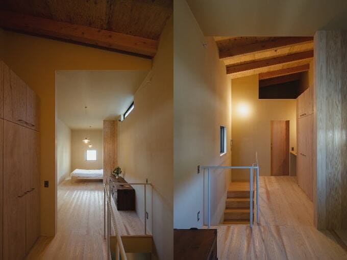 天井高が高く開放感がある2階