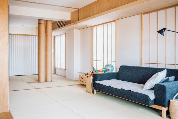 ネイビーソファ