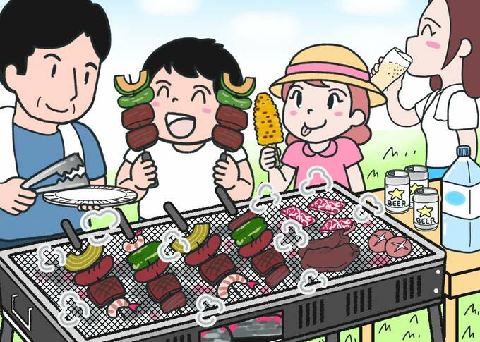 バーベキュー間違い探し2