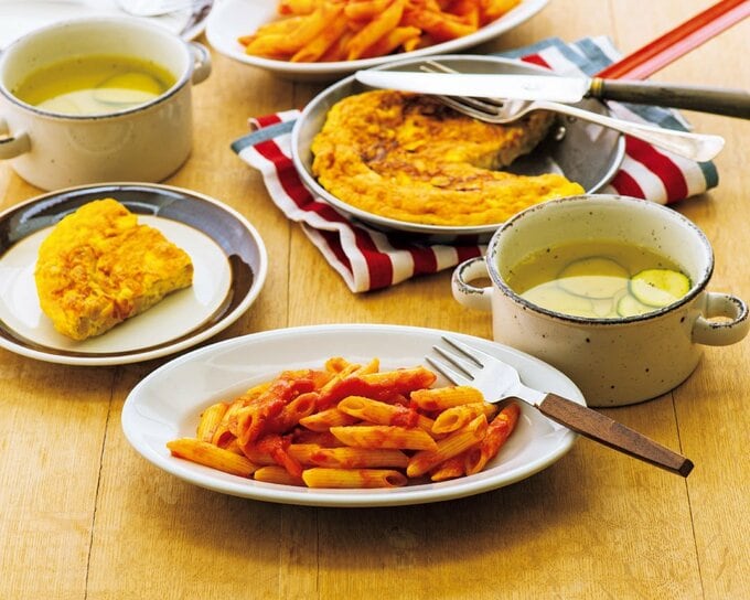 ペンネその他料理