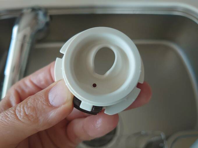 キレイになった水筒の口部分