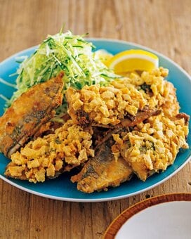「アジの梅ジソフライ」レシピ。意外な食材でサクサク新食感＆ヘルシー