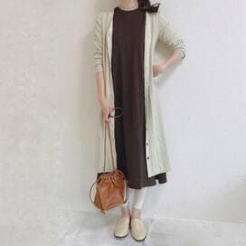 GUの990円ワンピ。おうちコーデにも近所へのお散歩にも