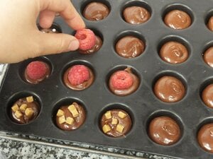 キャラメルやチョコチップ、キイチゴなどを乗せると、バリエーションが広がる。