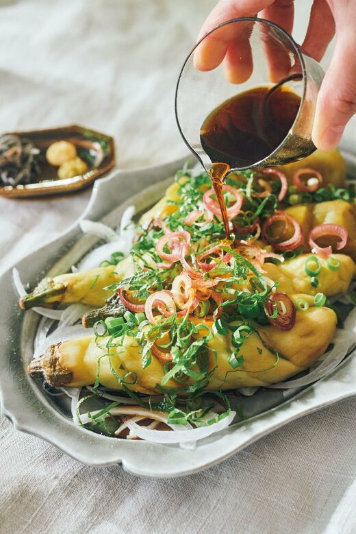 ナスのたたき風