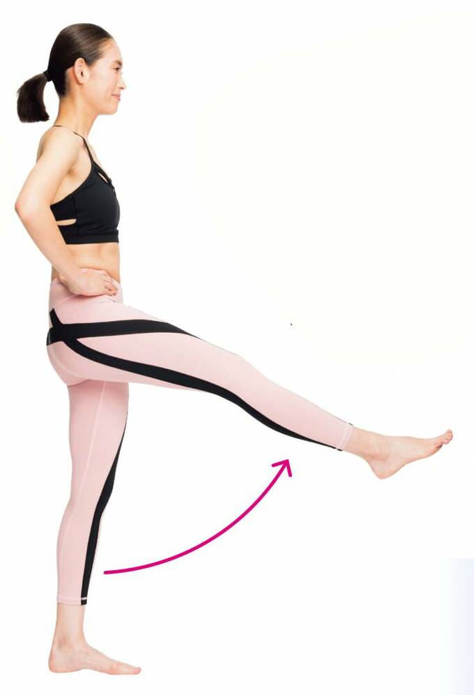 脚の前後スイング