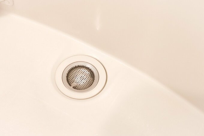 購入した浴室用のスレンレスのゴミ受け