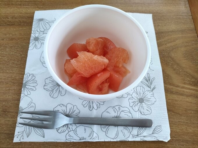 グレープフルーツトマトサラダ