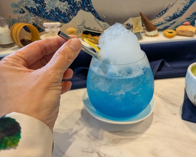 レモン&ミントコーディアルのモクテル