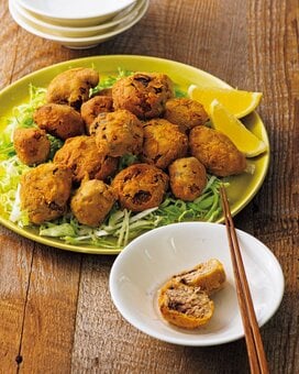 サバ缶×おからのヘルシー竜田揚げ。カリッとした衣が絶品