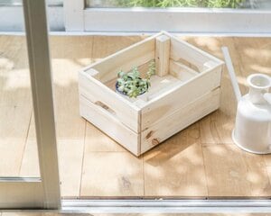 アレンジ自在の木製ボックス