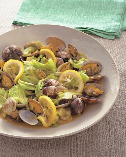 キャベツとアサリ