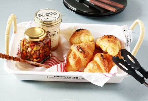 持ち手付きトレー