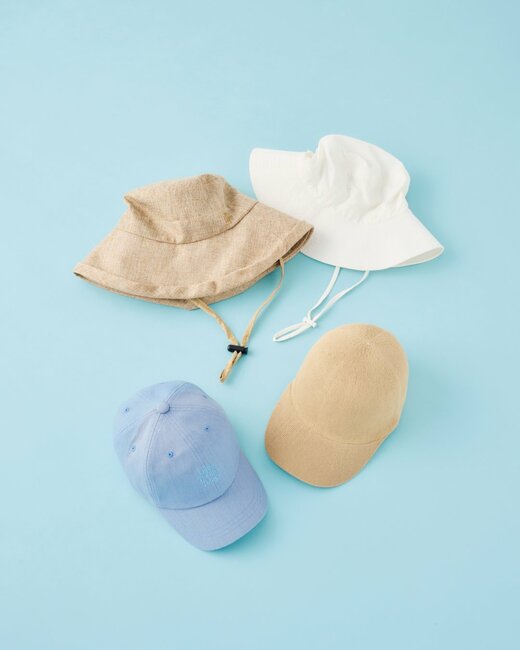 形の異なる帽子