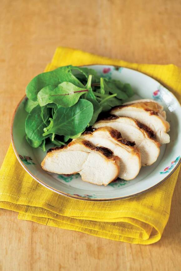 鶏胸肉の甘酒漬け焼き